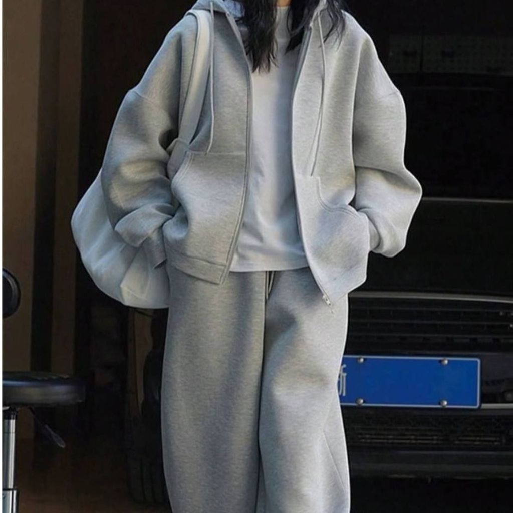 خرید آنلاین ست سویشرت  شلوار بگ