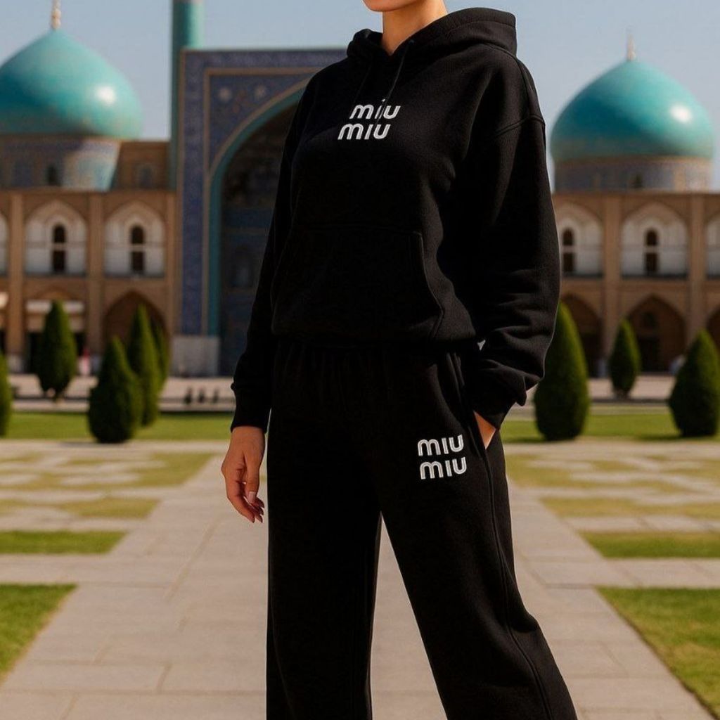 فروش اینترنتی هودی شلوار بگ miu