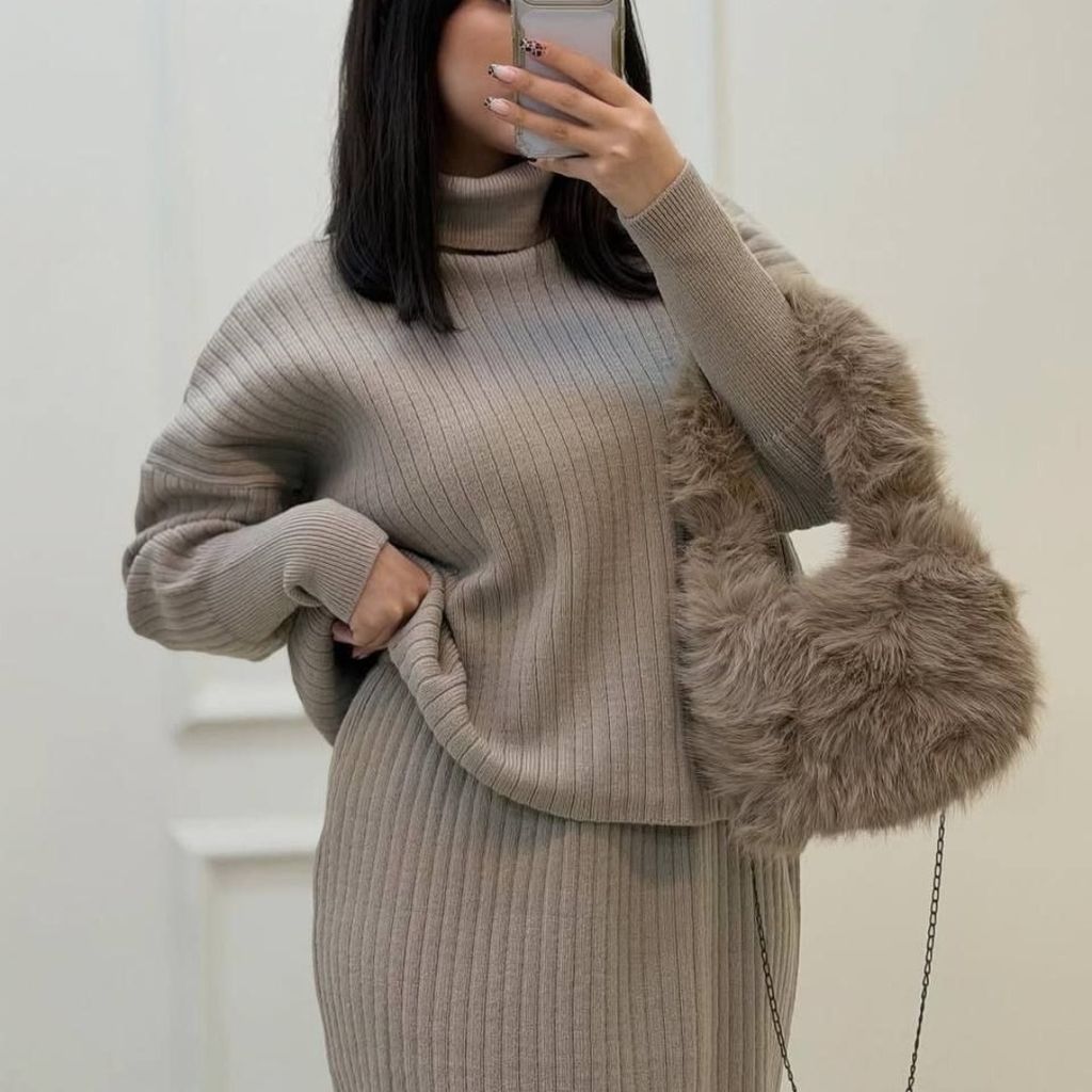 مشخصات بلوز دامن بافت ترک