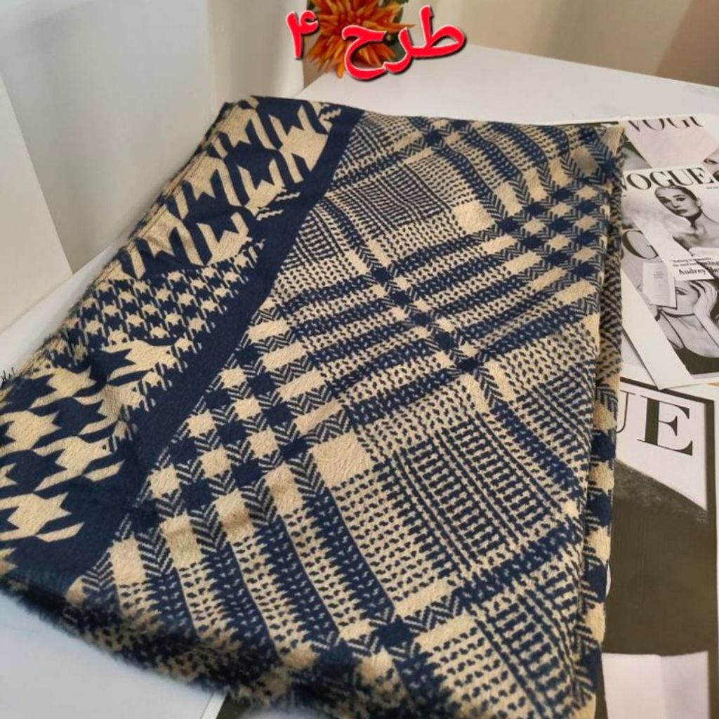 فروش اینترنتی شال مخمل طرح دار 452