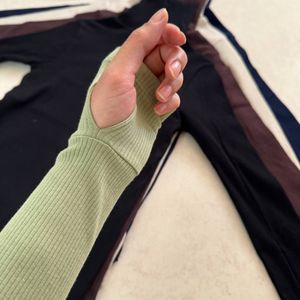 مشخصات بلوز کبریتی یقه اسکی پنبه