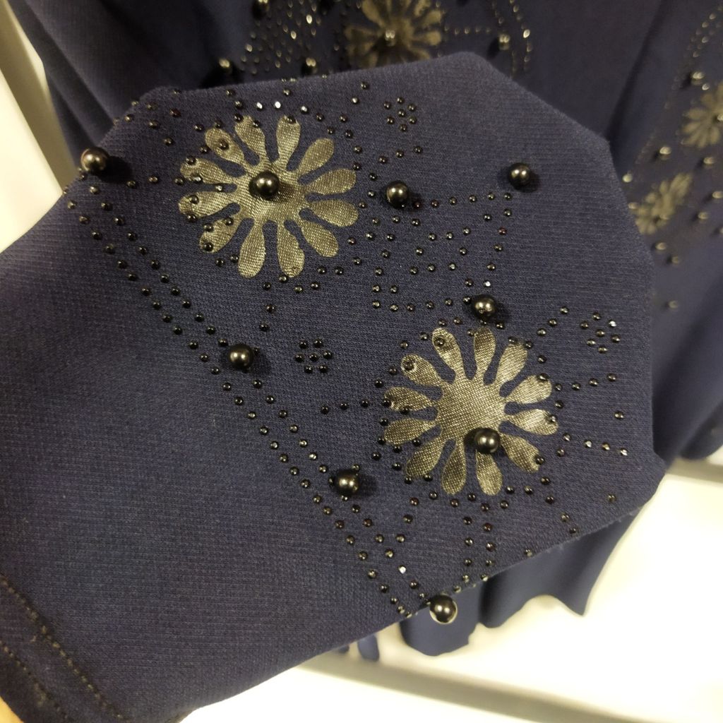 خرید اینترنتی مانتو جلو دکمه سایزبزرگ زنانه mn73u