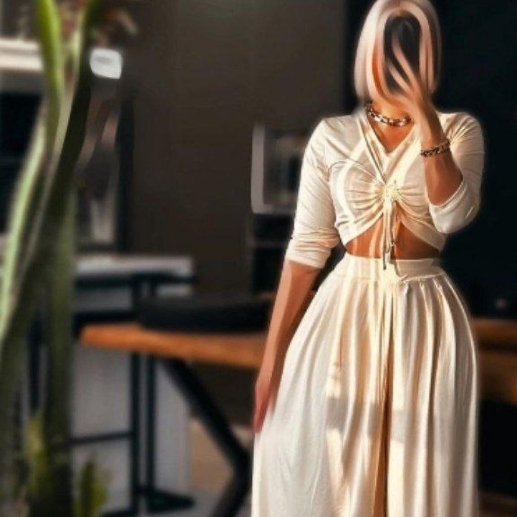 خرید آنلاین ست کراپ و شلوار پیله دار