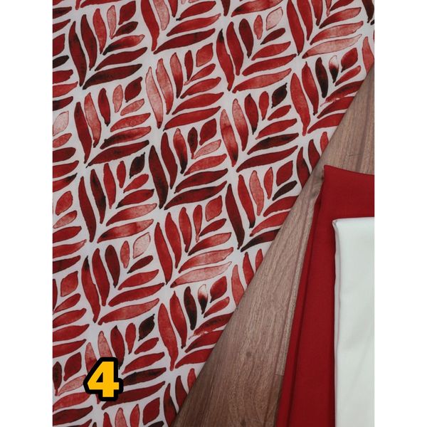 پارچه کرپ فلور طرحدار درجه یک