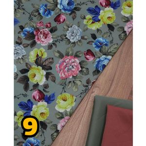 فروش اینترنتی پارچه کرپ فلور طرحدار درجه یک