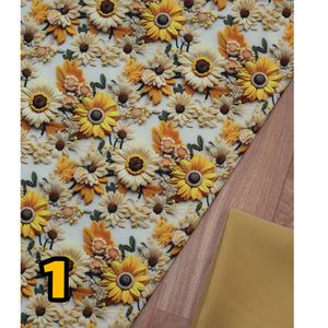 فروش اینترنتی پارچه کرپ فلور طرحدار درجه یک