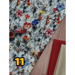 فروش اینترنتی پارچه کرپ فلور طرحدار درجه یک