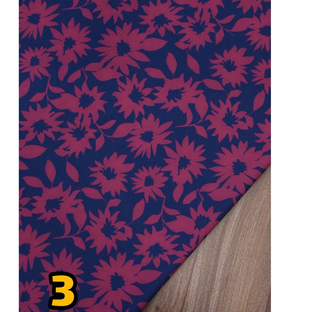 قیمت پارچه کرپ فلور طرحدار درجه یک