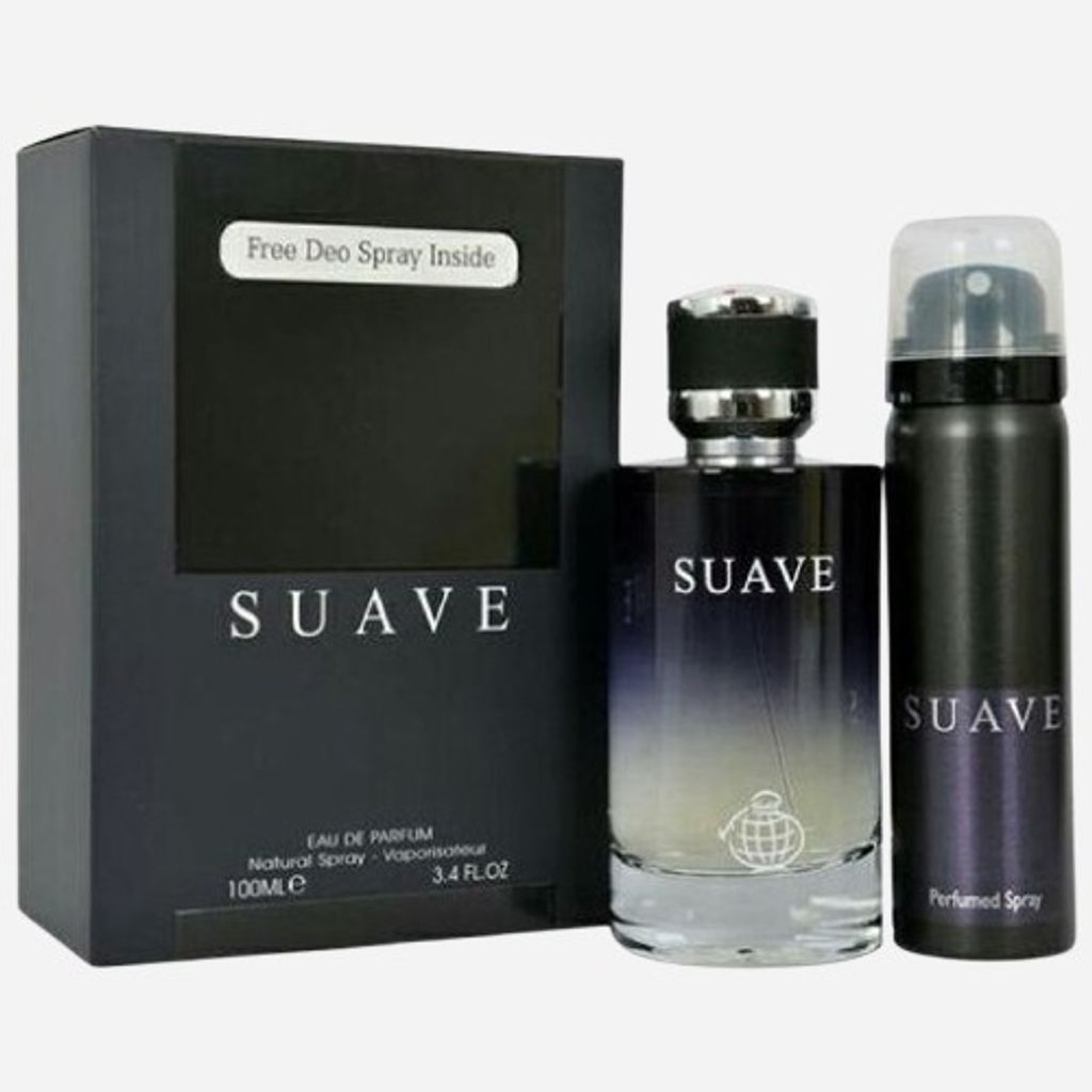 خرید اینترنتی ادکلن ساواچ همراه با اسپری فرگرانس 100 میل (SUAVE FRAGRANCE)