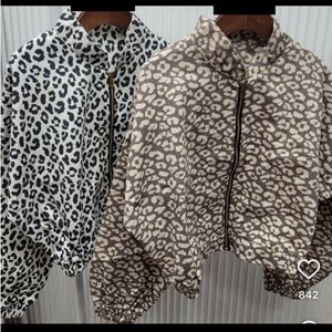 خرید آنلاین بامبر جکت پلنگی زنانه سویشرت پاییزه 