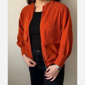 خرید انلاین بامبر جکت سویشرت کت کوتاه کبریتی