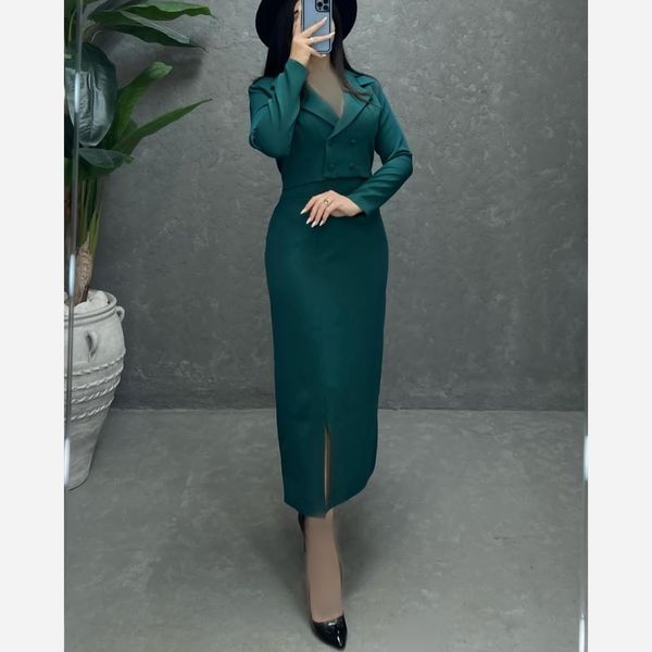 کت دامن مجلسی زنانه کرپ