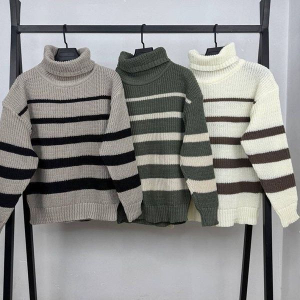 بافت یقه شل راه راه