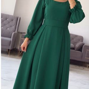 پیراهن بلند همراه با هدبند