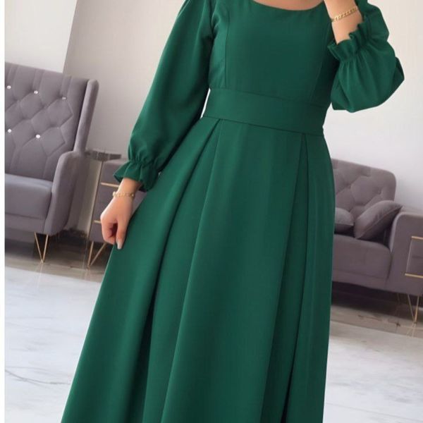 پیراهن بلند همراه با هدبند