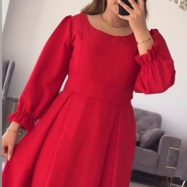 پیراهن بلند همراه با هدبند