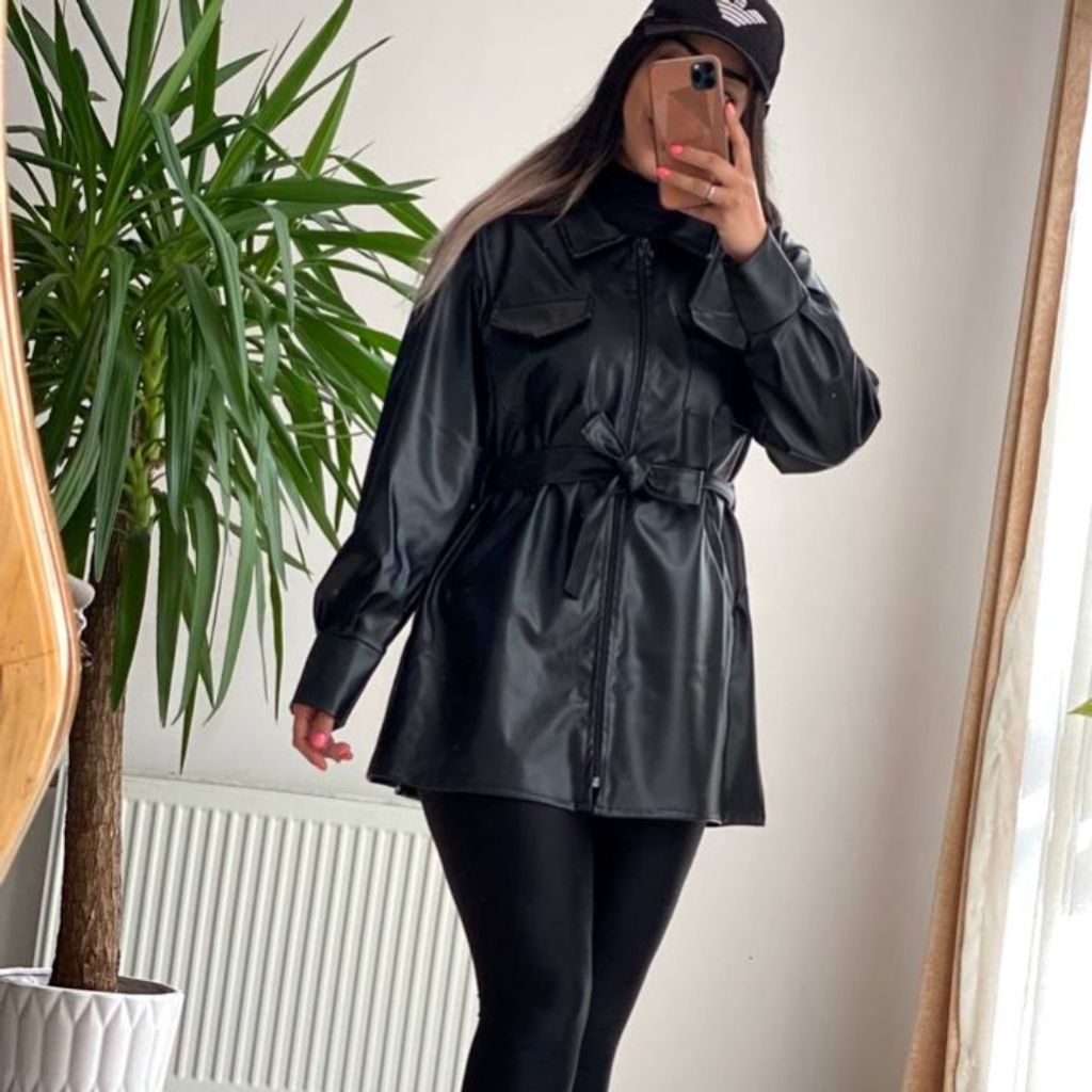 فروش اینترنتی : کت چرم تو کرکی