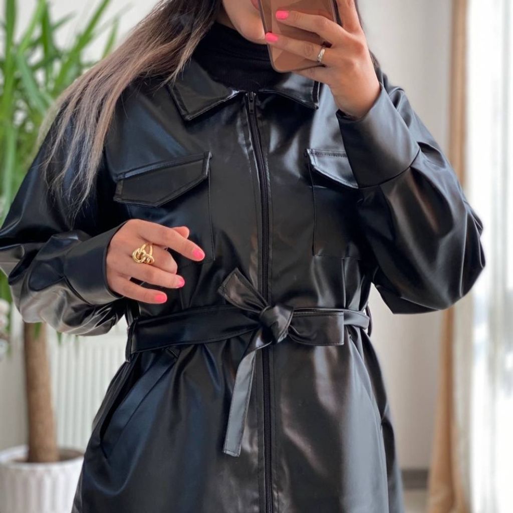 مشخصات : کت چرم تو کرکی