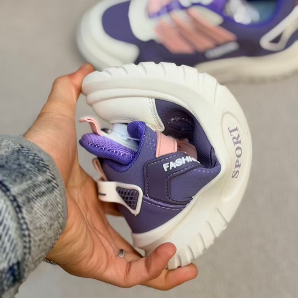 خرید اینترنتی قیمت کتونی بچگانه طرح سه خط از A+B کد 4091503