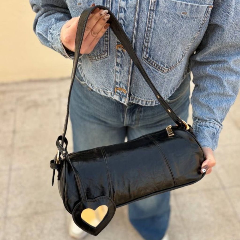 مشخصات کیف اسپرت زنانه و دخترانه دوشی مدل آینه پروانه