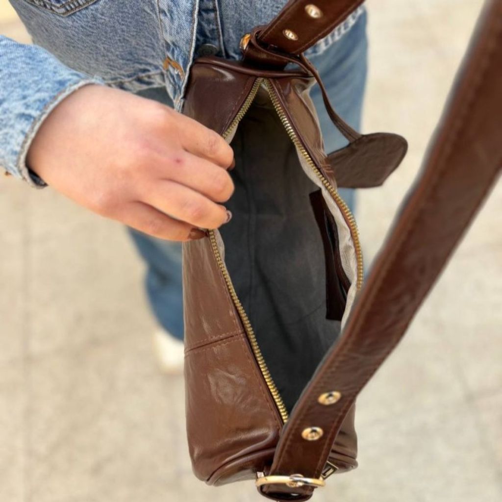 مشخصات کیف اسپرت زنانه و دخترانه دوشی مدل آینه پروانه