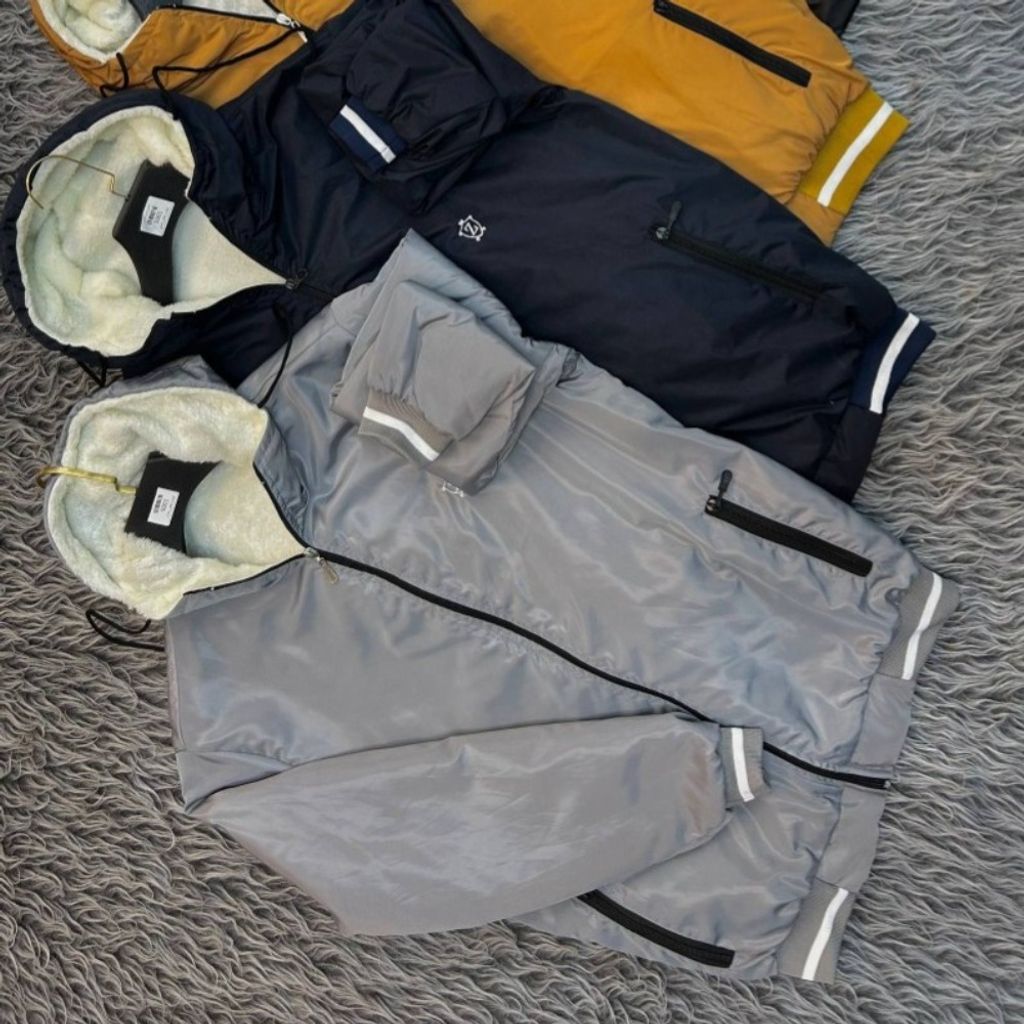 خرید آنلاین سویشرت مردانه و پسرانه خزدار کلاهدار