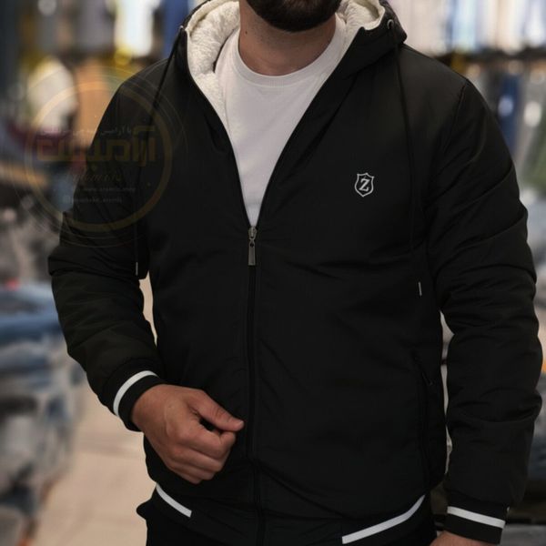 سویشرت مردانه و پسرانه خزدار کلاهدار