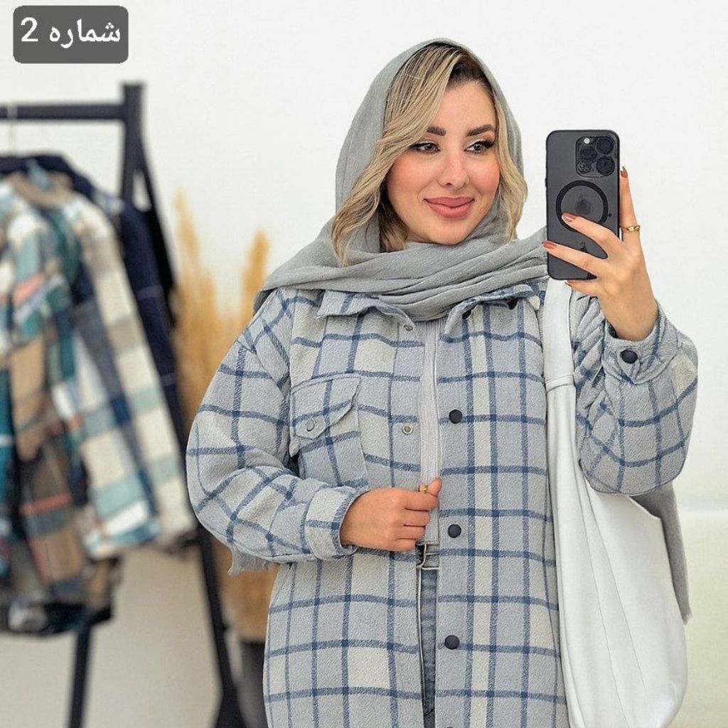 خرید اینترنتی مانتو پشمی شقایق نورا