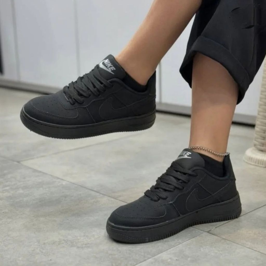فروش اینترنتی کفش نایک ایرفورس زنانه رنگ مشکی