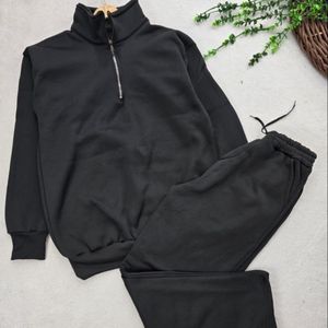 فروش اینترنتی ست هودی زیپ دار و شلوار نورا