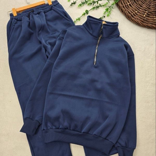 ست هودی زیپ دار و شلوار نورا