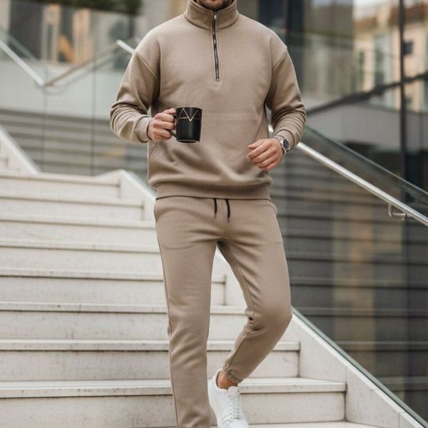 ست هودی زیپ دار و شلوار نورا