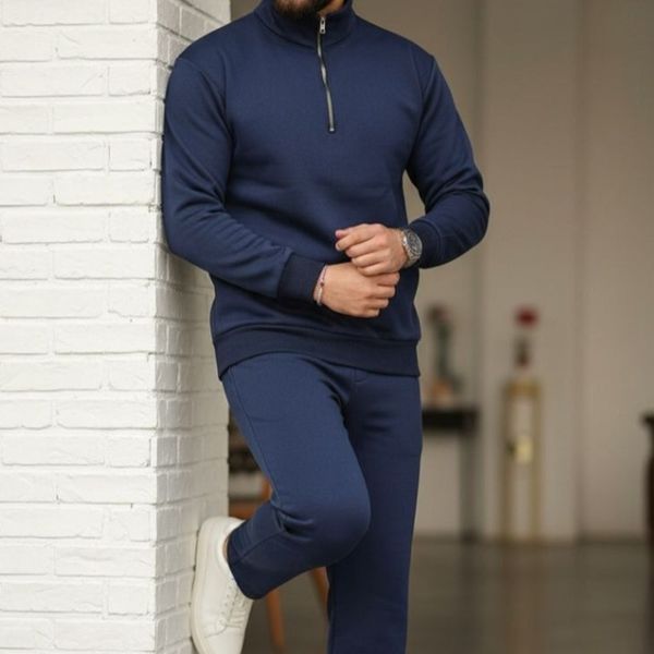 ست هودی زیپ دار و شلوار نورا