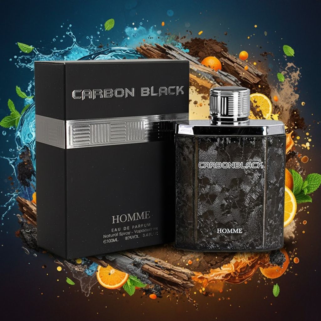 خرید انلاین عطر اصل امارات محبوب مردانه کربن بلک فراگرنس ورد - 100 میل - گرم و تلخ