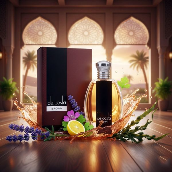 عطر اصل اماراتی کمیاب مردانه دانهیل قهوه ایی فراگرنس ورد - 100 میل