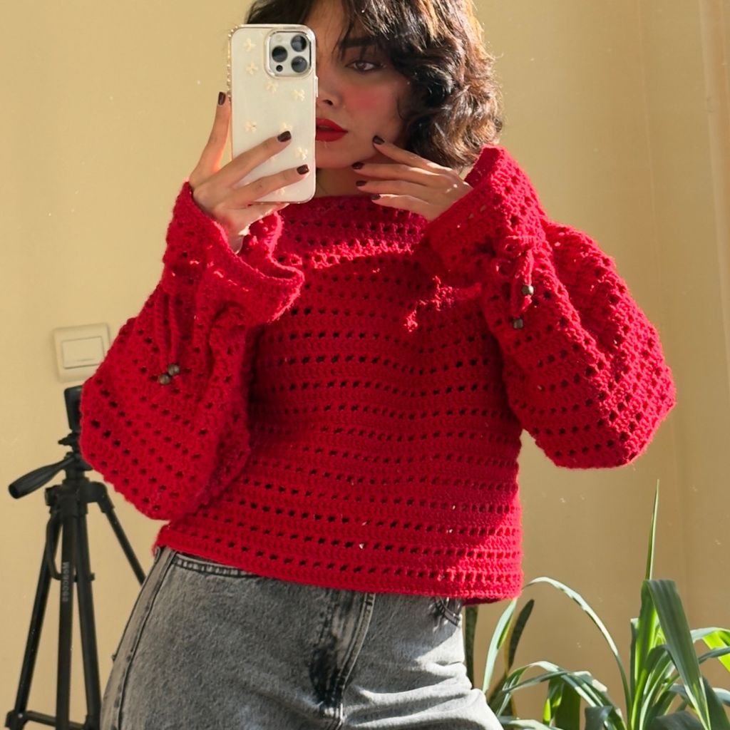 خرید آنلاین بافت زنانه red velvet