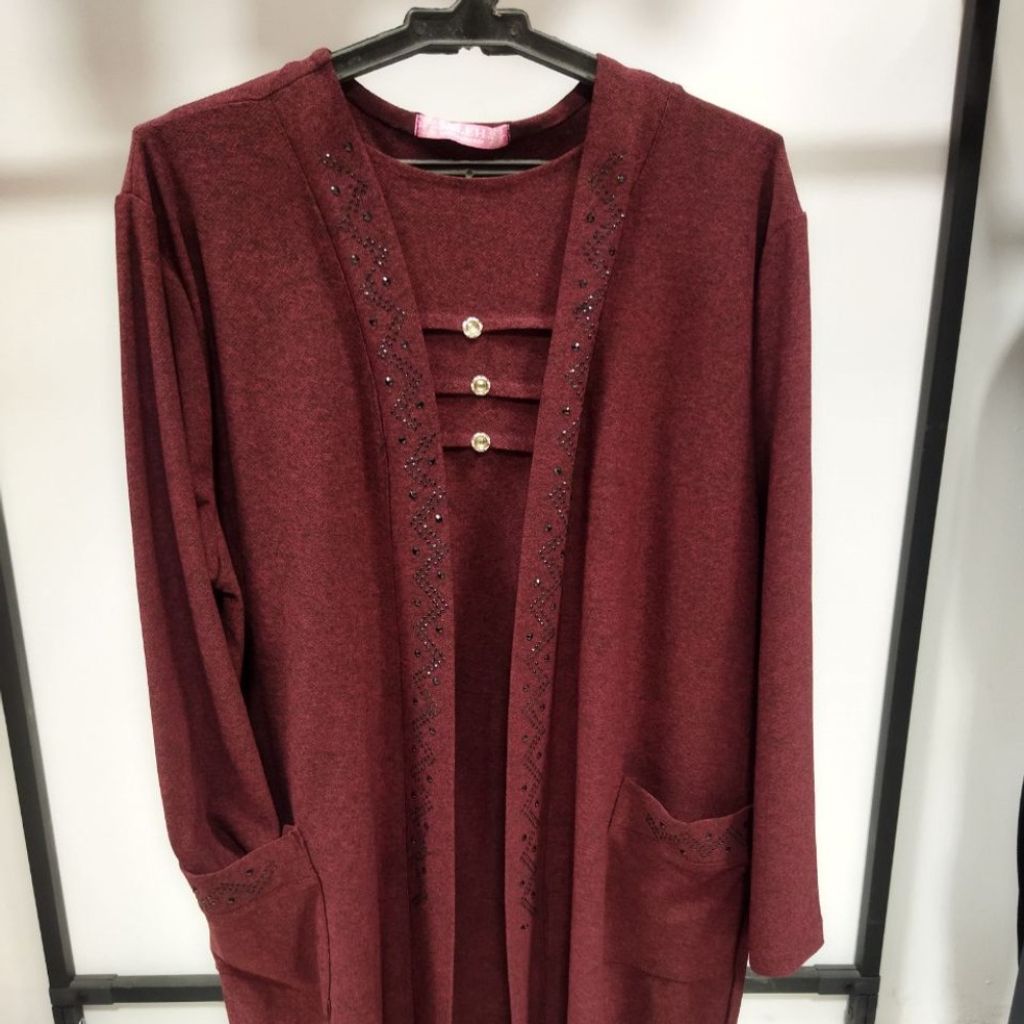 خرید انلاین تونیک جلو بسته زنانه مانتویی tnk قواره دار