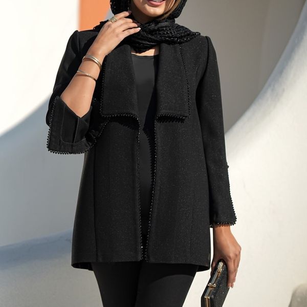 مانتو مجلسی سنگدوزی شده کاملا مزونی