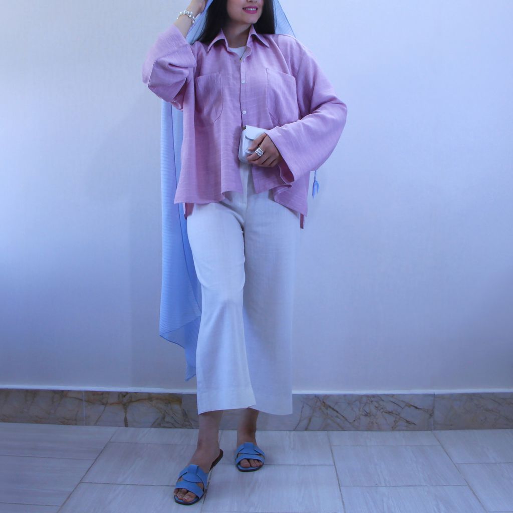 خرید اینترنتی ست شومیز و شلوار شکوفه