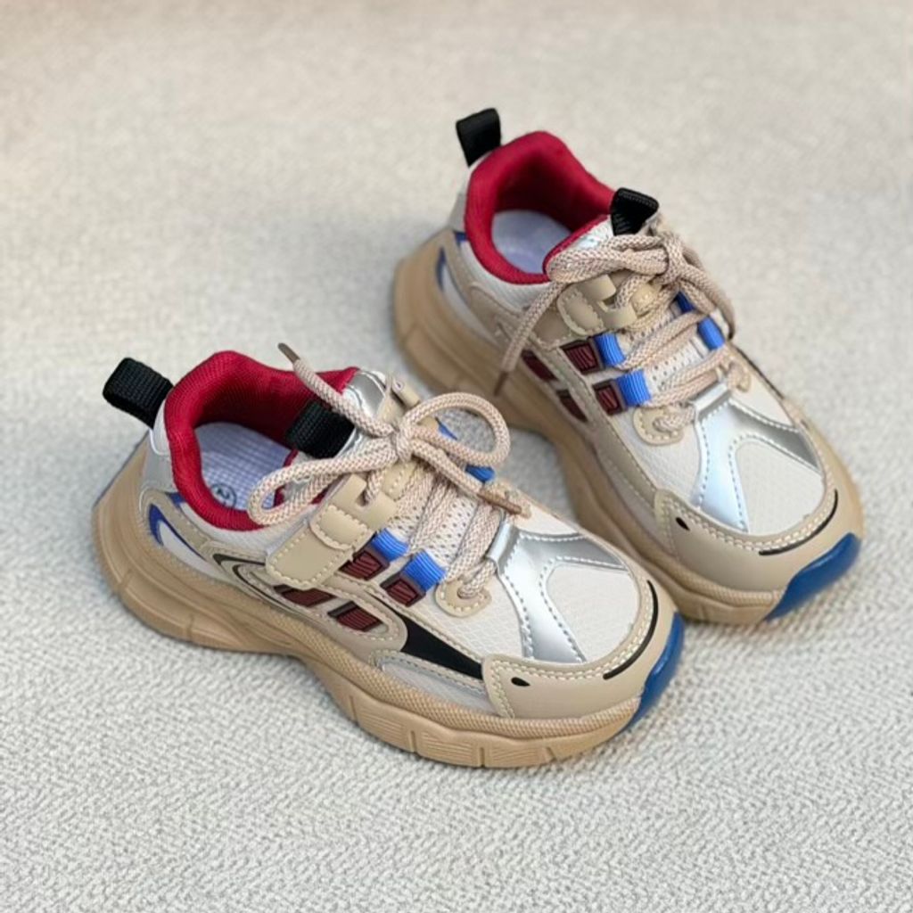 خرید اینترنتی قیمت کتونی بچگانه طرح دوخط از KAKA کد 4091601