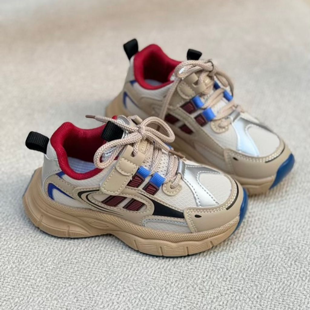 خرید اینترنتی قیمت کتونی بچگانه طرح دوخط از KAKA کد 4091601