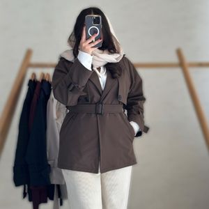 مانتو بارونی زنانه طرح مهتاب