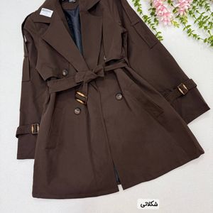 خرید اینترنتی مانتو بارونی زنانه طرح مهتاب