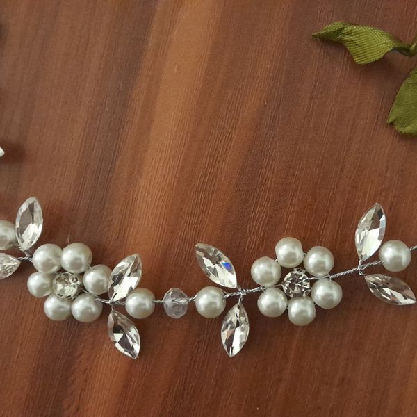 ریسه عروس مدل گلها با مارکیز و مروارید اصل