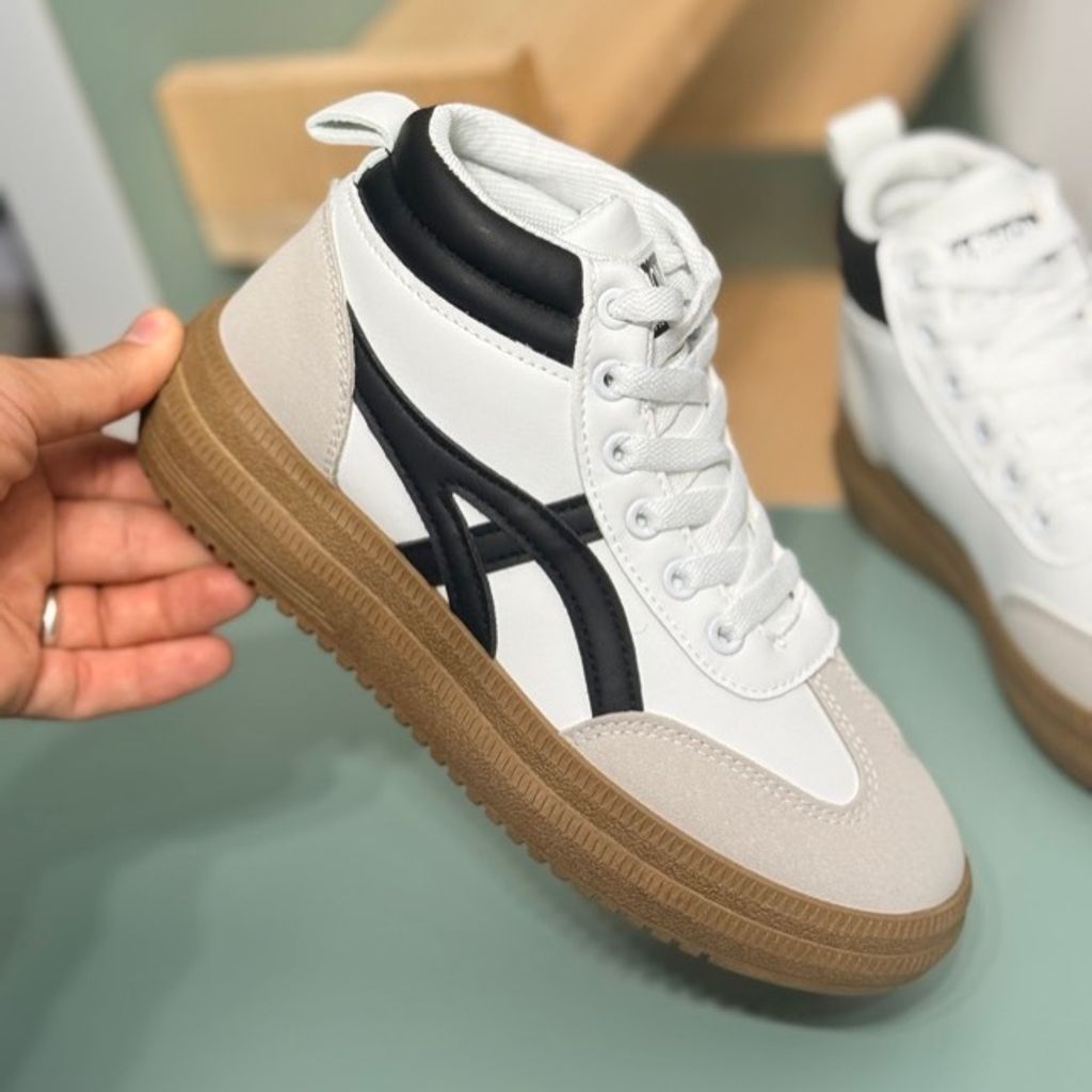 خرید اینترنتی قیمت کتونی بچگانه نیمساق طرح asics از Trip کد 4071303