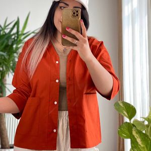 خرید اینترنتی : شومیز باکسی دوجیب‌ مهتاب