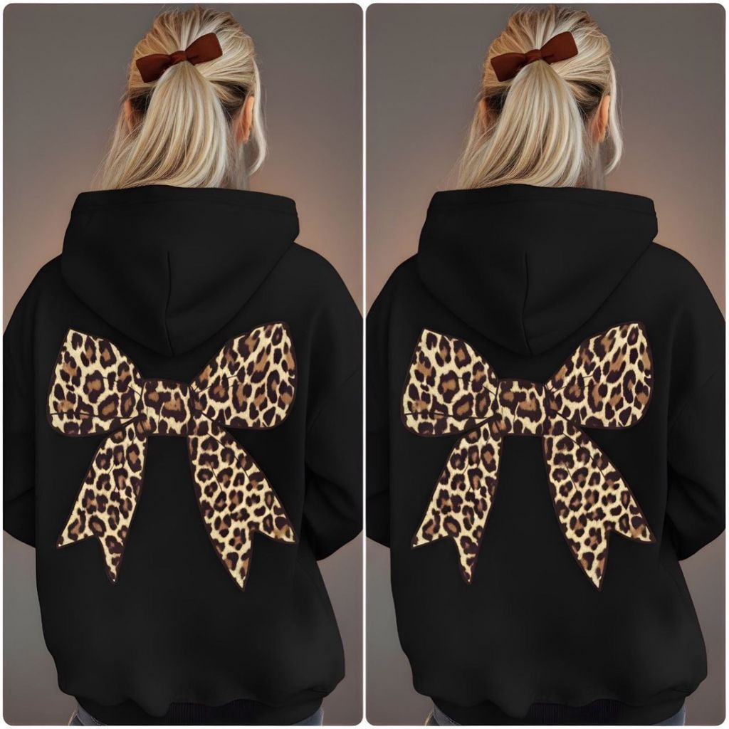 قیمت ارزان هودی مشکی پشت پاپیونی (توکرکی)