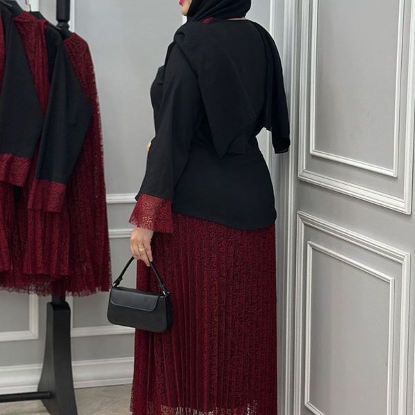 بلوز دامن یلدایی مازراتی درجه یک