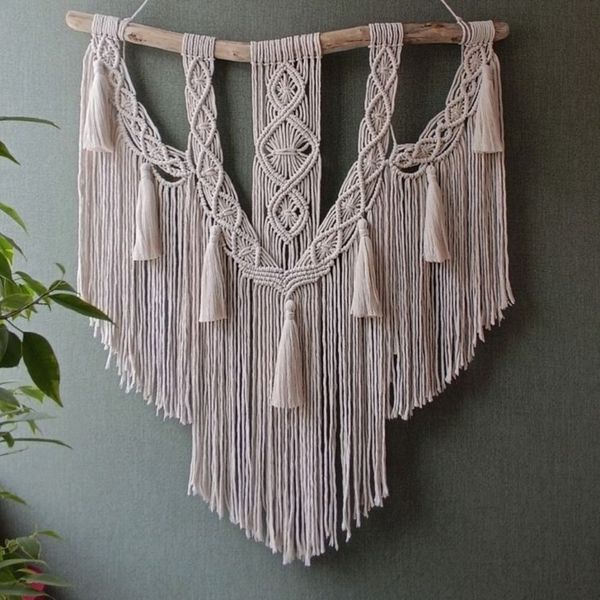 دیوارکوب مکرومه طرح پونه