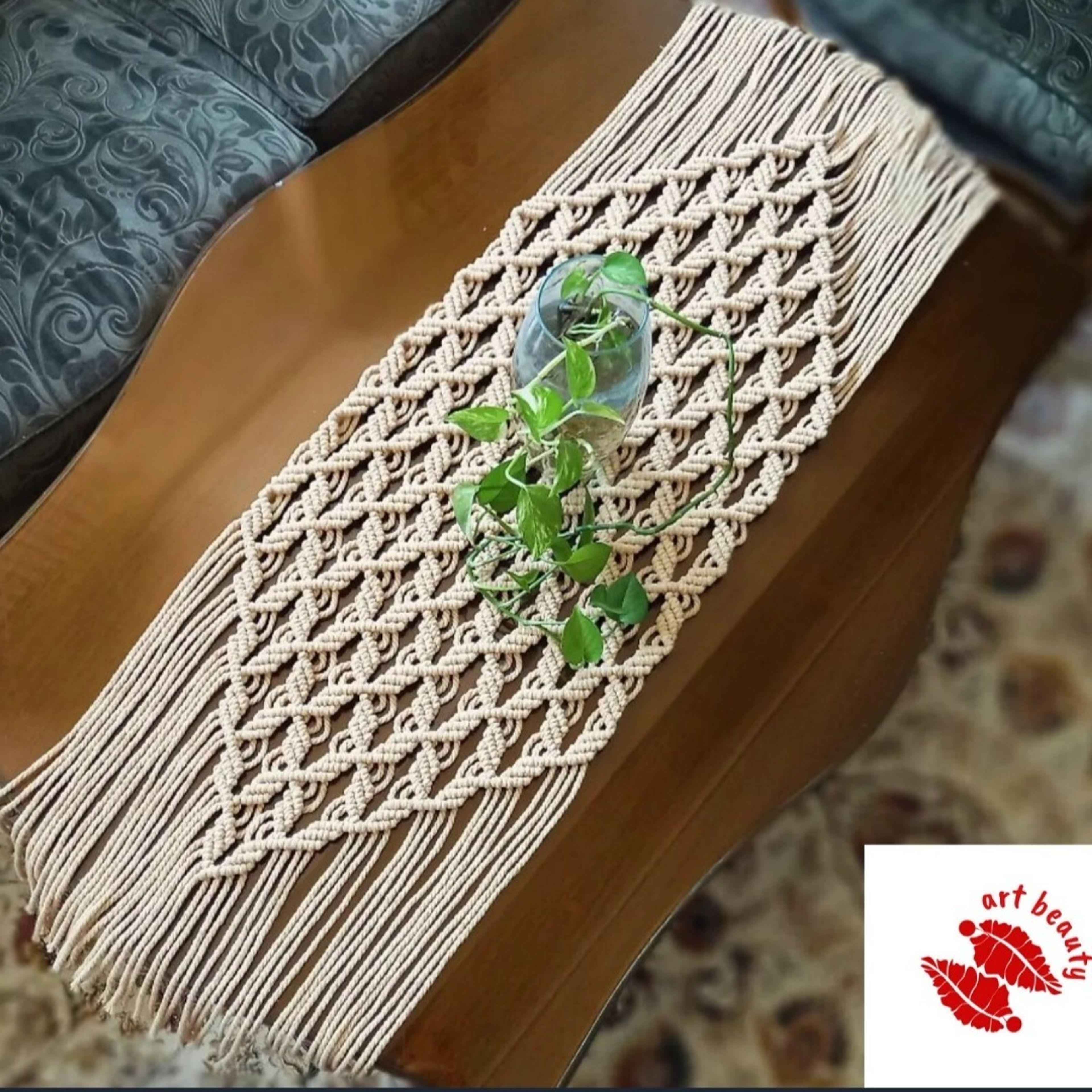 قیمت ارزان رانر مکرومه یلدایی آرت بیوتی